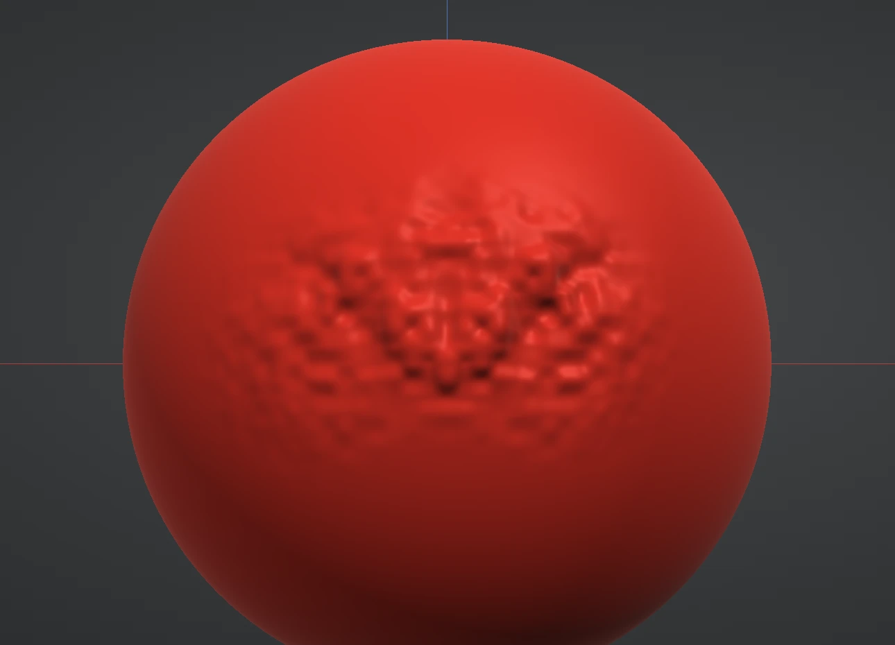 Organic bumpy grain applied with the Noise brush